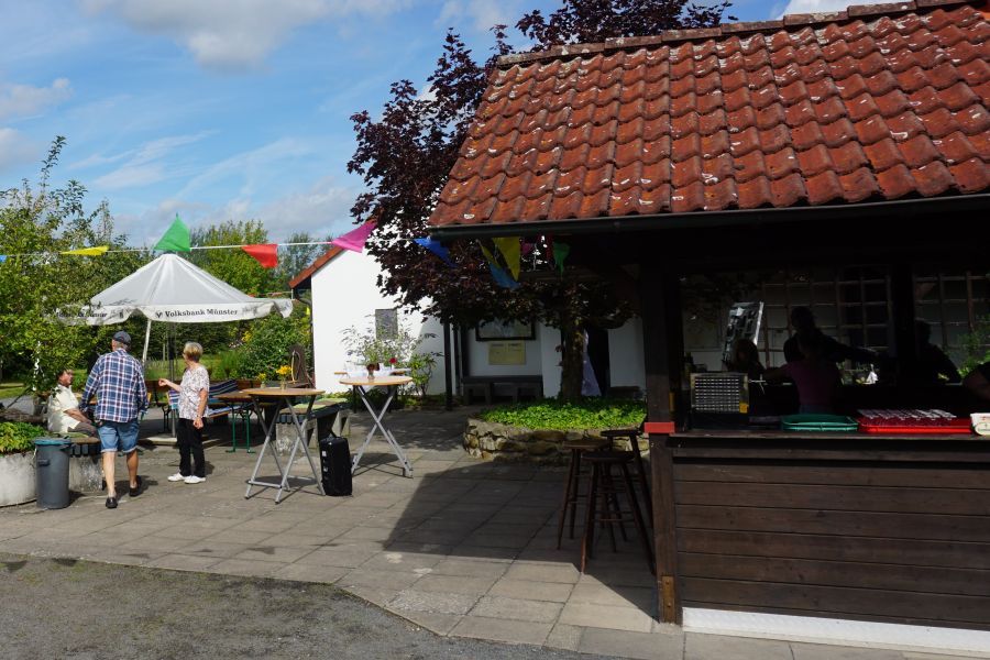 Grillhütte im Einsatz